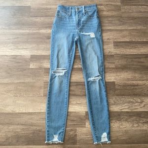 Madewell curvy high-rise skinny jeans Size 25